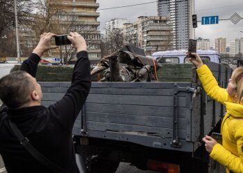 Съемка во время войны, фото Getty Images