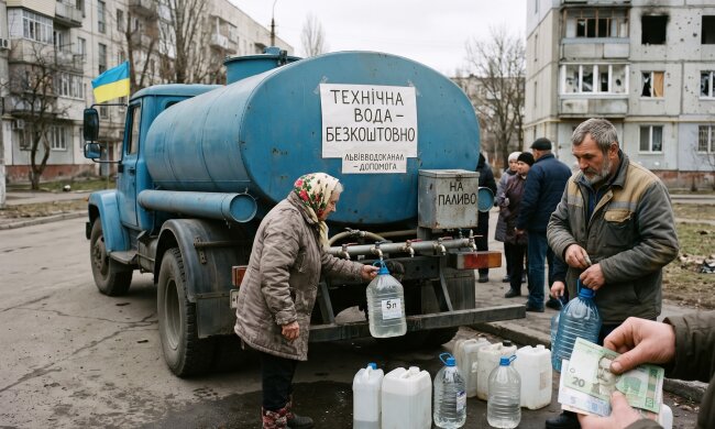 водовоз цистерна вода місто Дніпро