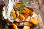 Вкуснейший запеченный картофель с рыбным соусом