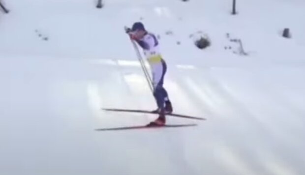 Лыжник, скриншот: Youtube