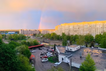Небо харьковчан озарила необычная радуга, глаз не отвести: "Редко увидишь"
