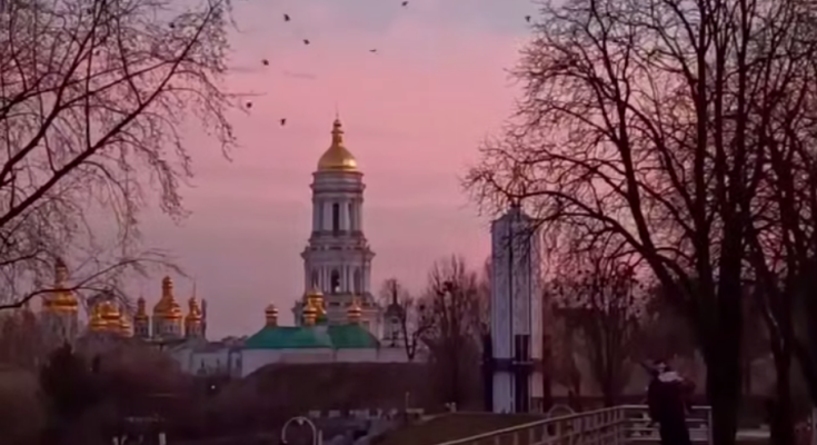 Церковь, Киев, кадр из видео