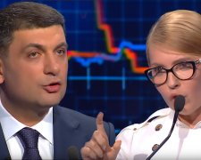 Гройсман і Тимошенко оскандалились у прямому ефірі: одна піпетка на двох