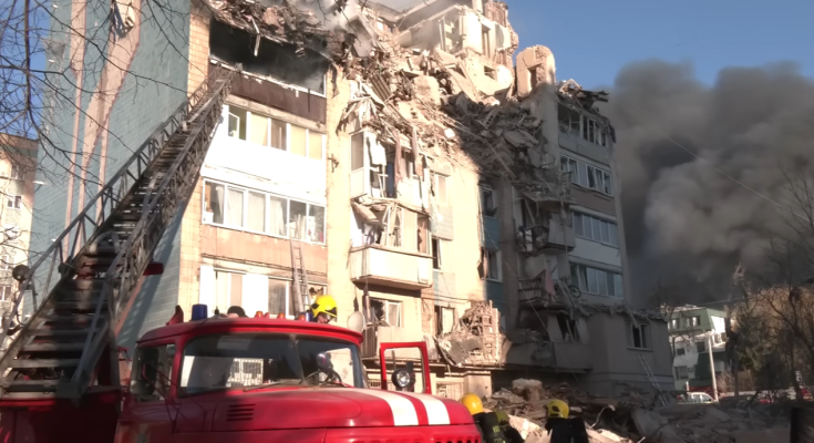 Последствия атаки рф. Фото: скрин youtube