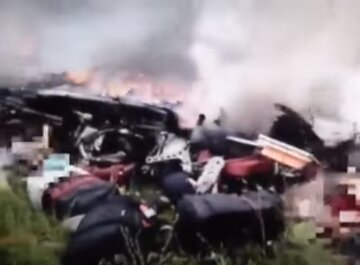 Катастрофа MH17, скріншот відео