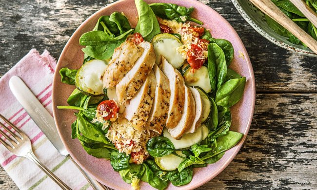 Швидкий рецепт курки зі шпинатом