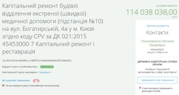 Тендер с ООО с "Абсолют Клімат", скриншот