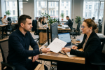 Звільнення з роботи. Фото: згенероване ШІ