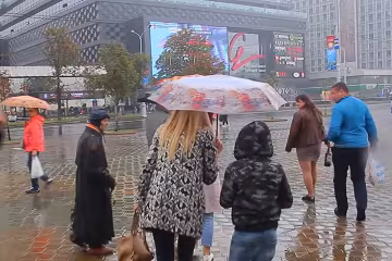 Дождь, скриншот из видео