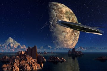 Астроном заснял ползущего по Луне НЛО