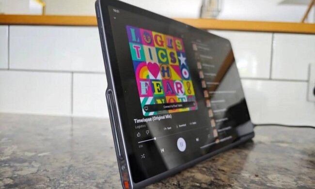Lenovo Tab Plus, скриншот: Youtube