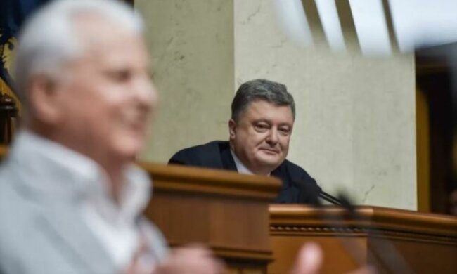 Петр Порошенко и Леонид Кравчук, скриншот: YouTube