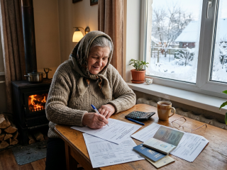 Субсидія на зиму. Фото: згенероване ШІ