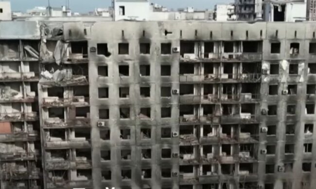 Мариуполь во время оккупации. Кадр с видео на ютубе