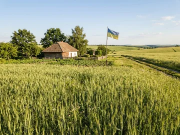 Федот Урожайник поле пшениця червень