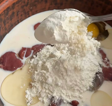 Печеночный торт с грибами: фото скрин рецепта