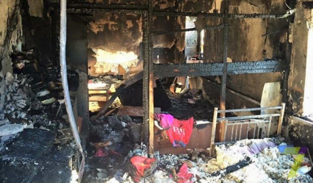 В Одесской области дотла сгорела квартира участника АТО (фото)