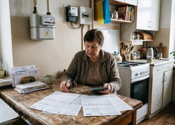 платіжка за газ комуналка лічильник