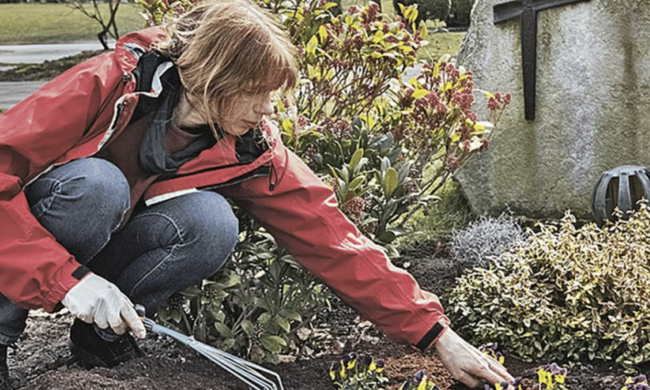 Кладбище, кадр из видео