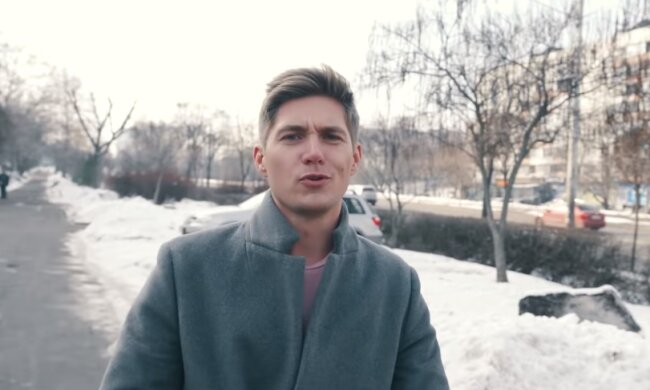 Володимир Остапчук, кадр з кліпу-пародії