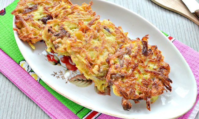 Готуємо вдома: рецепт дерунів з грибами