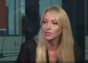 Оля Полякова, скриншот из видео