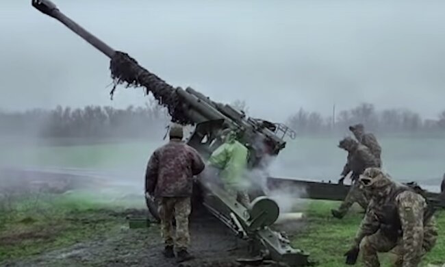 Артиллерия ВСУ. Фото: скрин youtube