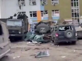 Знищена база рф за допомогою HIMARS, скріншот з відео