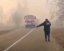 Пожежа в Чорнобилі, скріншот: YouTube