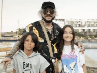 Філіп Кіркоров з дітьми, фото із соцмереж