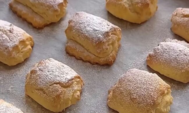 Сырное печенье: фото скрин рецепта