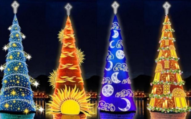 Свято наближається: як виглядає різдвяне дерево в різних містах світу