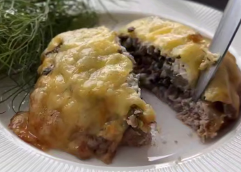 Мясные гнезда с шампиньонами, кадр из видео