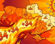 Жара в Украине 31 июля