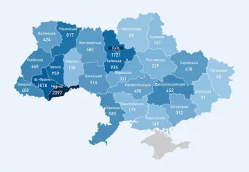 Инфографика Минздрава по covid-19 в Украине