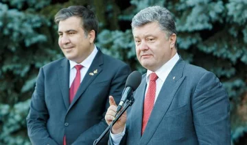 Міхеіл Саакашвілі і Петро Порошенко