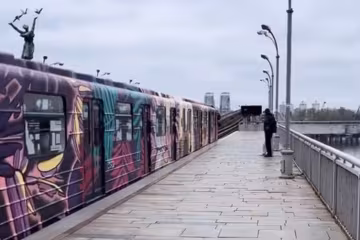 Метро, Киев, кадр из видео