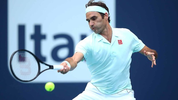 Федерер разгромил юного канадца и вышел в финал Miami Open: видео