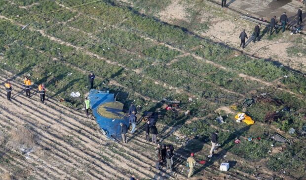 Крушение самолета МАУ в Иране, фото: Daily Mail