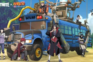 Naruto в Fortnite: скрін