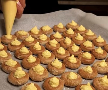 Мини-ватрушки из сушек: фото скрин рецепта