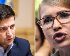 Володимир Зеленський і Юлія Тимошенко