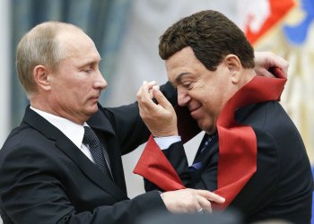 Владимир Путин и Иосиф Кобзон