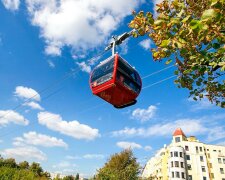 Канатна дорога Polinka у Вроцлаві над річкою Одра