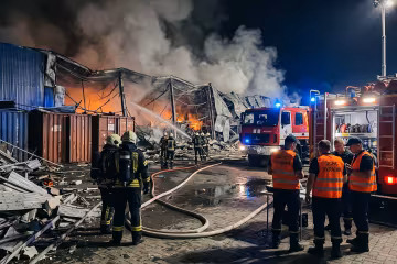 Київ нічна атака пожежа рятувальники ДСНС