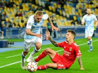 Динамо против Бенфики. Фото: Футбол