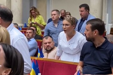 Юлія Тимошенко на ухваленні законопроєкту 7457, скріншот: TikTok