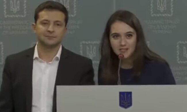 Зеленський і Мендель, скріншот з відео