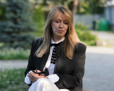 Олена Кравець, кадр з інтерв'ю