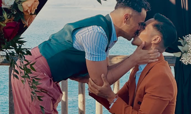 Франсиско Гомес з нареченим, фото з соцмереж